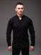 Сорочка чоловіча з довгим рукавом Slim Fit чорна 2494 чор фото 4