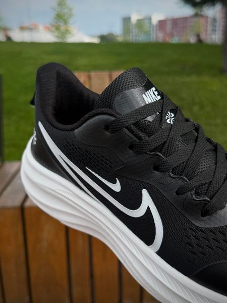 Кросівки Nike Vomero React X, чорно білі (літні, сітка)