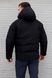 Чоловіча зимова куртка з капюшоном,з матової плащівки, чорна 2120 чор фото 7