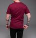 Базова футболка чоловіча , на короткий рукав , червона 2181 чер фото 5