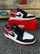 Кросівки Nike Air Jordan low (black white red) 807-6 фото 3