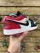 Кросівки Nike Air Jordan low (black white red) 807-6 фото 2