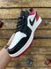 Кросівки Nike Air Jordan low (black white red) 807-6 фото 6