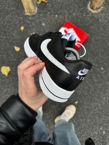 ЗИМОВІ кросівки Nike Air Force, ТОП якість (чорно-білі)