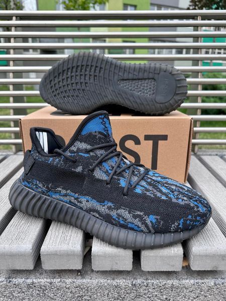 Кросівки Adidas Yeesy Boost 350 Blue / Camo