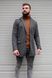 Пальто чоловіче кашемірове, демісезонне, сіре 2099 фото 1