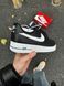 ЗИМОВІ кросівки Nike Air Force, ТОП якість (чорно-білі) 50-4 фото 6