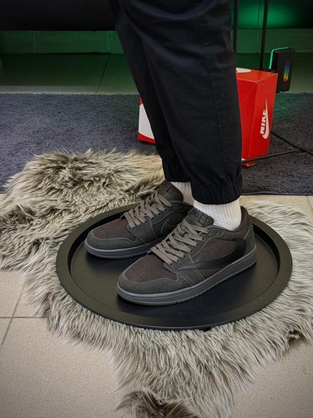 Кросівки Nike Air Jordan low, шоколадні