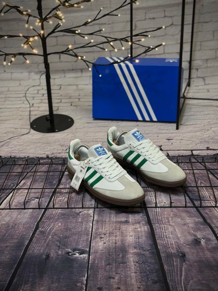 Кросівки Adidas Samba, сіро зелені