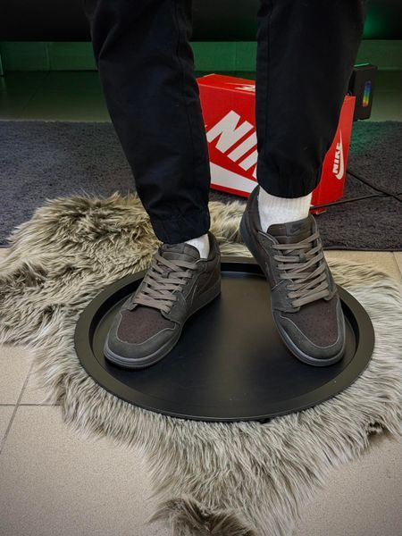 Кросівки Nike Air Jordan low, шоколадні