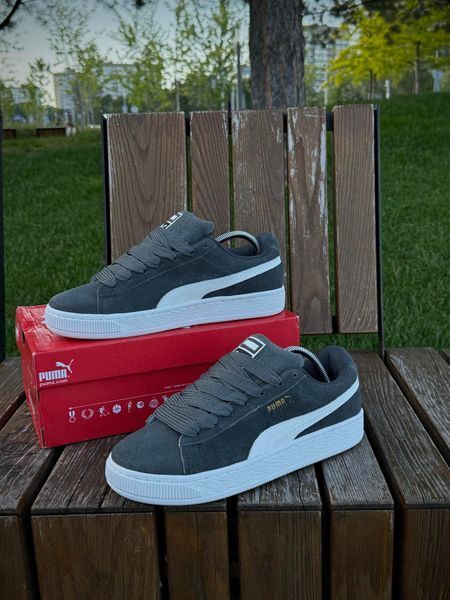 Кросівки Puma Suede XL, темно сірі (замша)