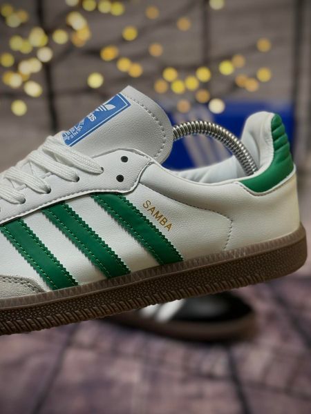 Кросівки Adidas Samba, сіро зелені
