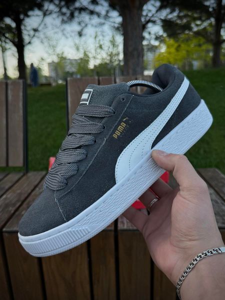 Кросівки Puma Suede XL, темно сірі (замша)