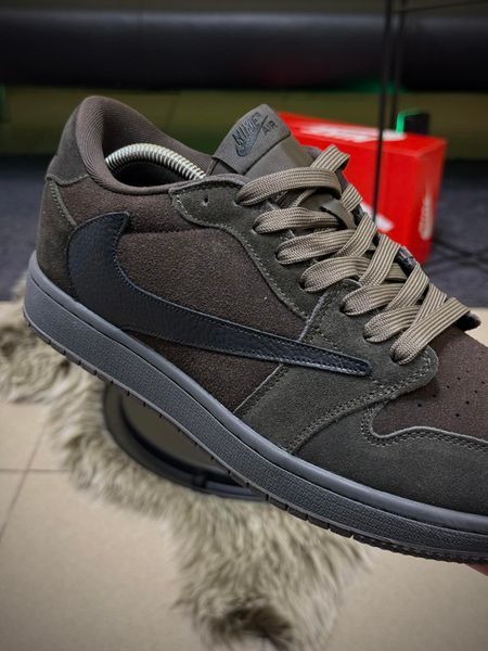 Кросівки Nike Air Jordan low, шоколадні