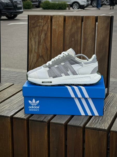 Кросівки Adidas Retropy E5, біло-сірі (літні)