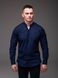 Сорочка чоловіча з довгим рукавом Slim Fit синя 2494 син фото 3
