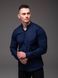 Сорочка чоловіча з довгим рукавом Slim Fit синя 2494 син фото 1