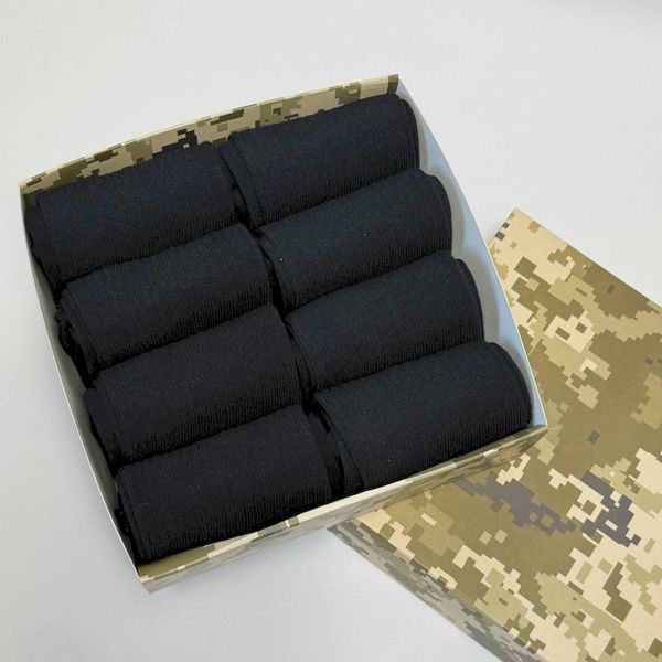 Бокс жіночих шкарпеток в рубчик 36-41 р на 8 пар в подарунковій коробці