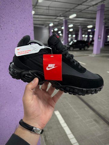 Термо Кросівки Nike Air Max Vaffle (чорні)
