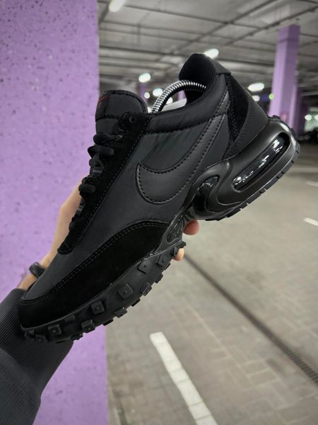 Термо Кросівки Nike Air Max Vaffle (чорні)