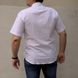 Чоловіча сорочка біла, короткий рукав БАТАЛ льон 2149 фото 7