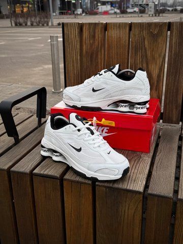 Кросівки Nike SHOX Ride 2 SP X SUPREME, білі (весна-літо)