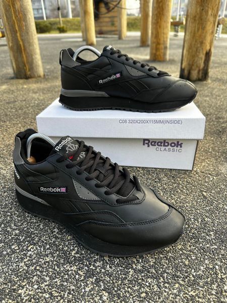 Кросівки Reebok LX 2200 (чорні, шкіра)