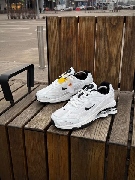 Кросівки Nike SHOX Ride 2 SP X SUPREME, білі (весна-літо)