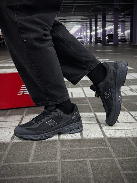 Термо Кросівки New Balance 509 Waterproof GORE TEX (чорно-сірі)