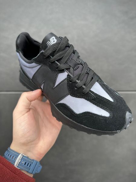 Кросівки New Balance 327 (чорні / фіо) р 36-41