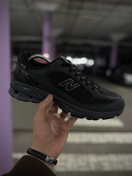 Термо Кросівки New Balance 509 Waterproof GORE TEX (чорно-сірі)