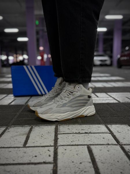 Зимові вологозахисні Кросівки Adidas Yeezy Boost 700, світлі beige