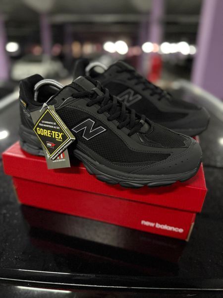 Термо Кросівки New Balance 509 Waterproof GORE TEX (чорно-сірі)