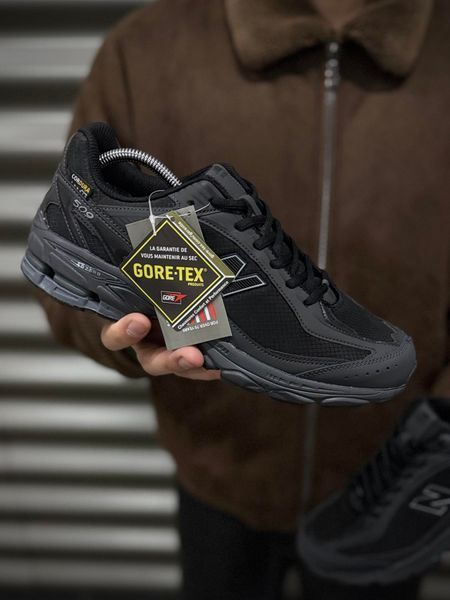 Термо Кросівки New Balance 509 Waterproof GORE TEX (чорно-сірі)