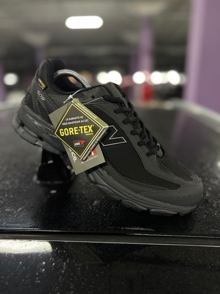 Термо Кросівки New Balance 509 Waterproof GORE TEX (чорно-сірі)