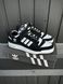 Кросівки Adidas Forum low, замша (чорно білі) 5428-5 фото 1