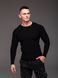 Светр чоловічий приталений Slim fit, чорний 2475 чор фото 5