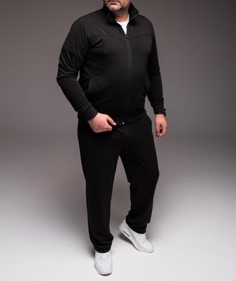 Спортивний костюм чоловічий , великі розміри "Casual", чорний 2240 чор фото