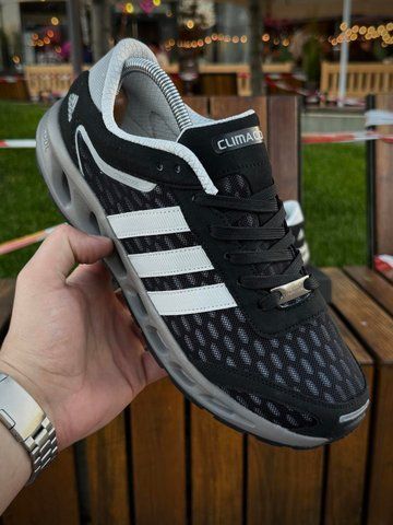Кросівки Adidas Climacool (чорні, літні)