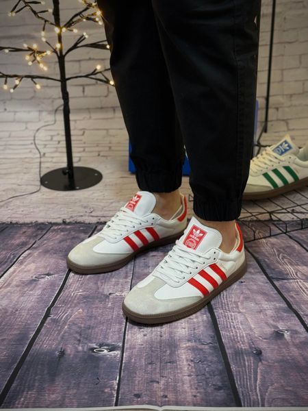 Кросівки Adidas Samba, сіро червоні