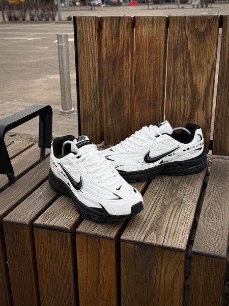 Кросівки Nike Initiator, біло чорні (сітка, літні)