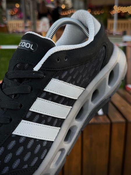 Кросівки Adidas Climacool (чорні, літні)