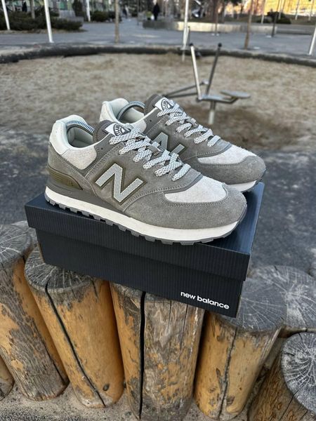 Кросівки New Balance 574 Х Stone Island (olive)