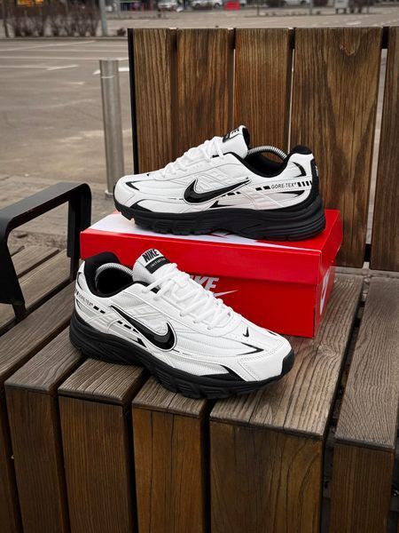 Кросівки Nike Initiator, біло чорні (сітка, літні)
