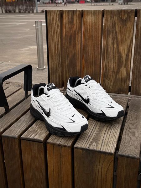Кросівки Nike Initiator, біло чорні (сітка, літні)