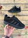 Кросівки Adidas Campus (all black, замша) 6065-1 фото 6