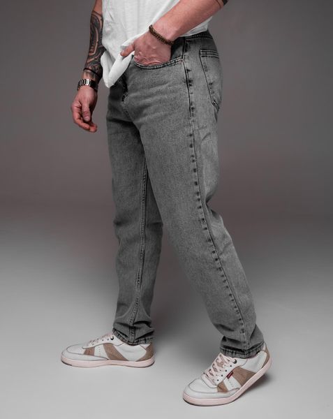 Сірі чоловічі джинси класичні 2220 сір фото
