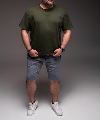 Чоловічий костюм літній , футболка + шорти, великі розміри 2255 хак фото