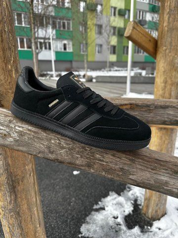 Кросівки Adidas SAMBA (чорні, замша)