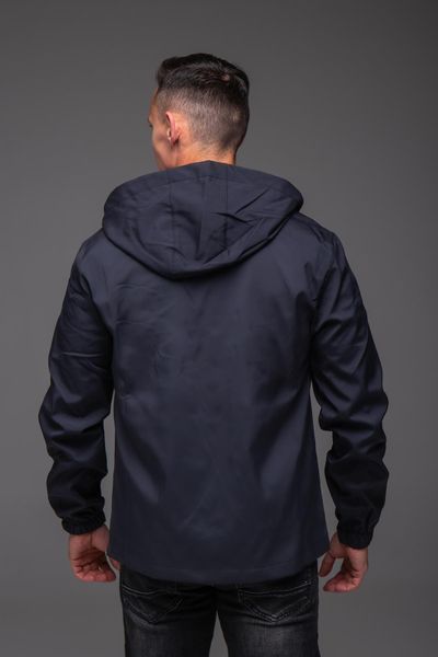 Чоловіча куртка вітрівка Softshell на флісі синя